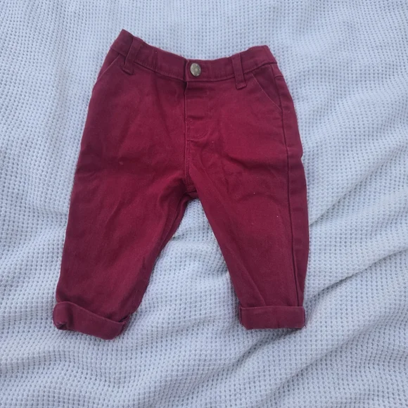 Garanimals Kids Cherry Red Casual Pants - Picture 1 of 4